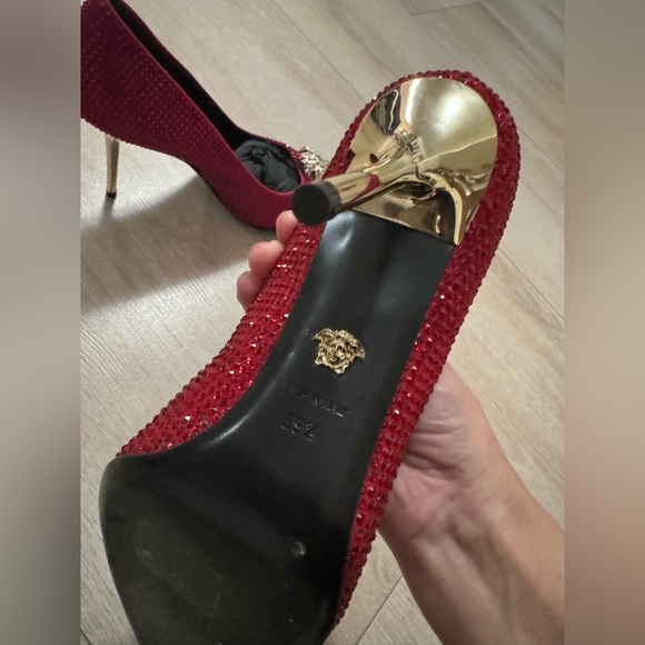 Versace heels swarovski 39 1/2 - Picture 2 of 5